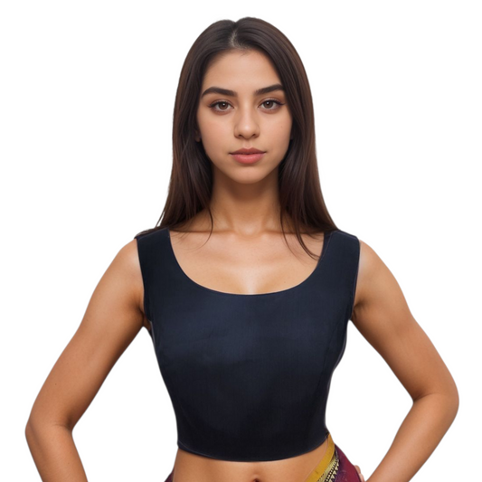 Black Sleeveless Blouse