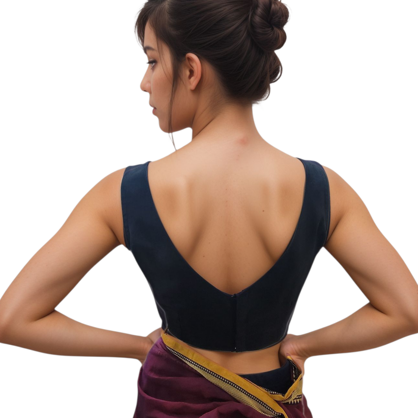 Black Sleeveless Blouse