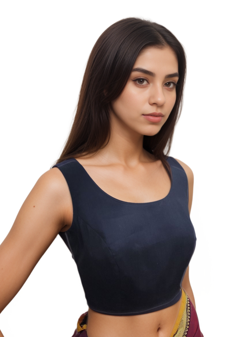 Black Sleeveless Blouse