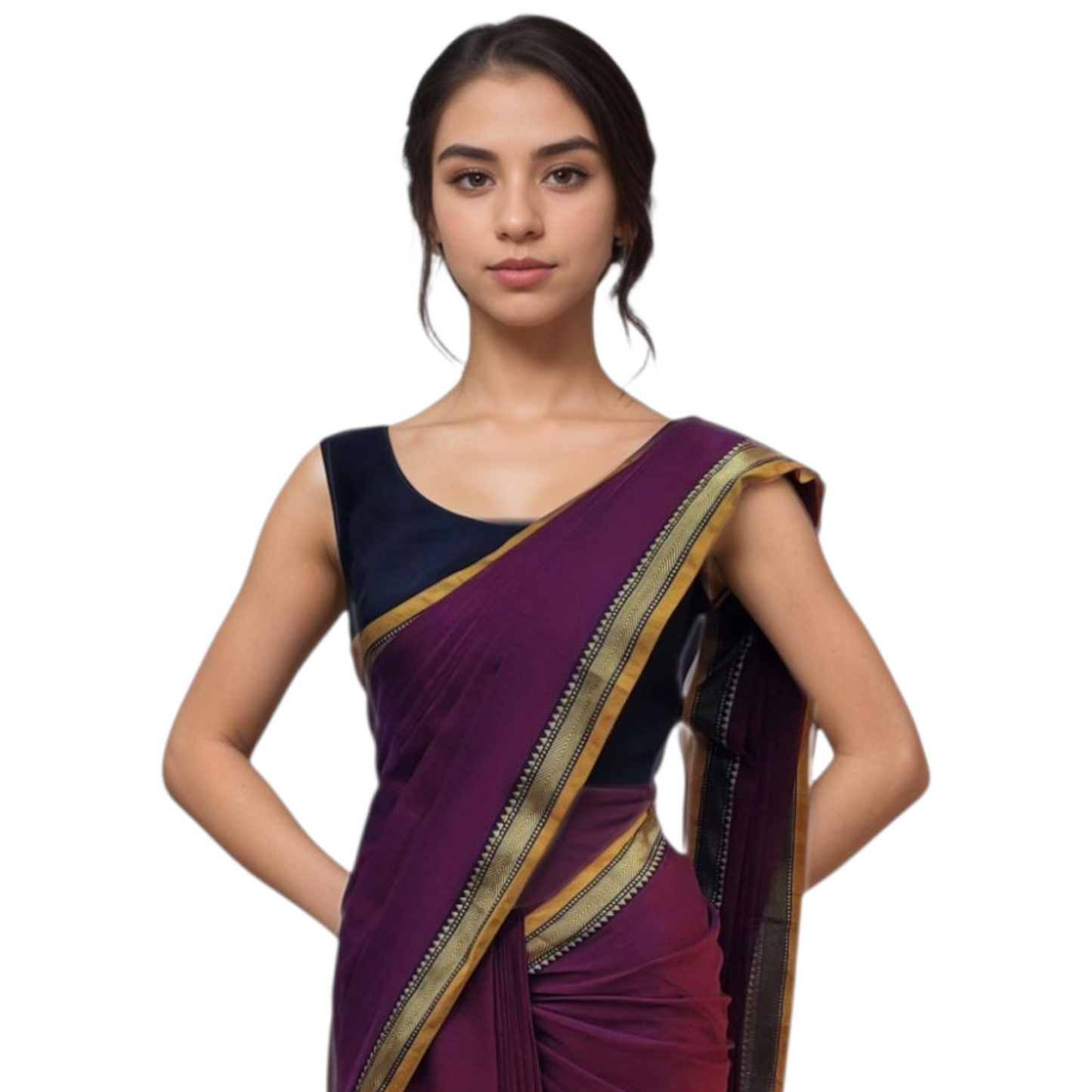 Black Sleeveless Blouse
